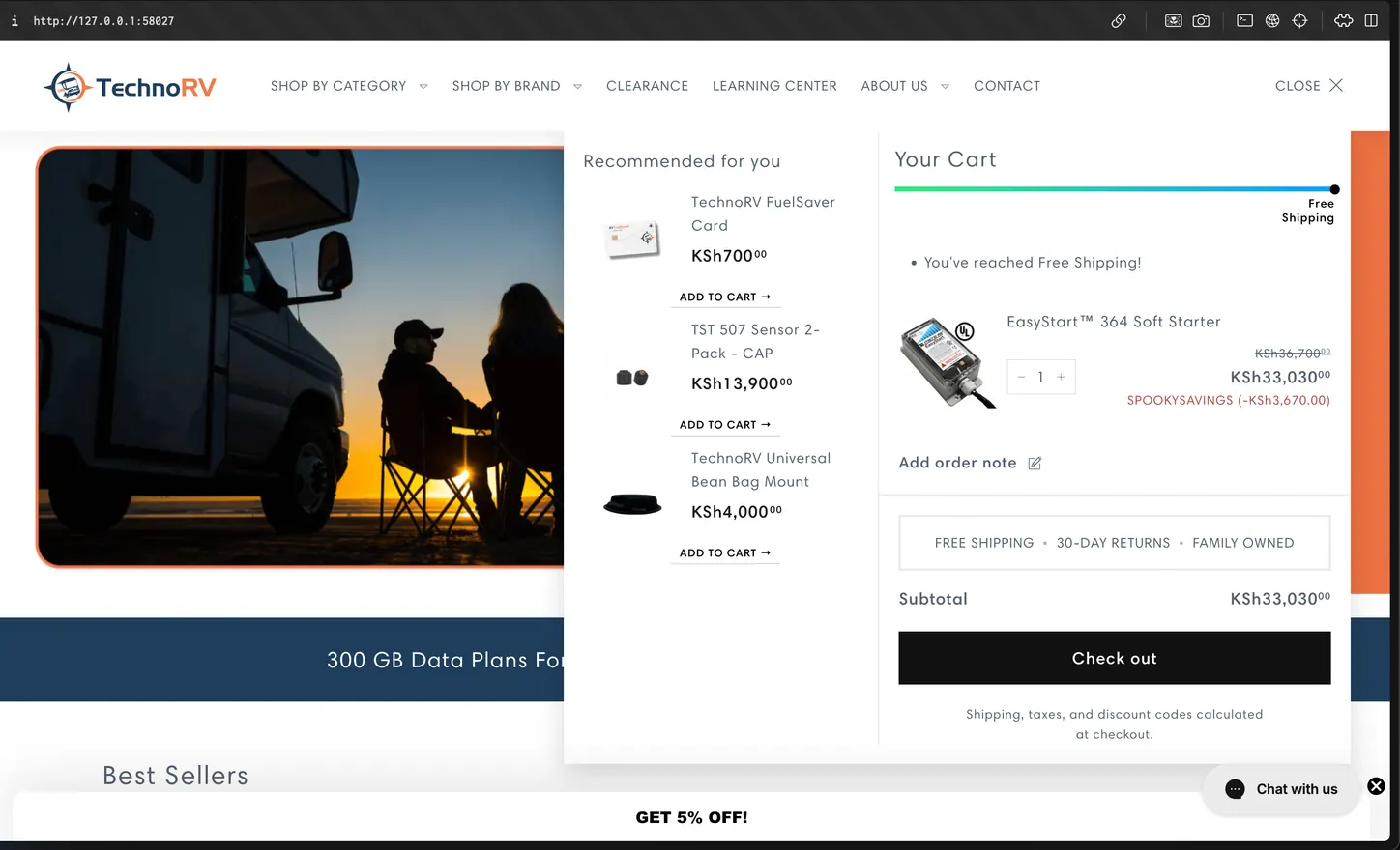 TechnoRV: Cart discount logic